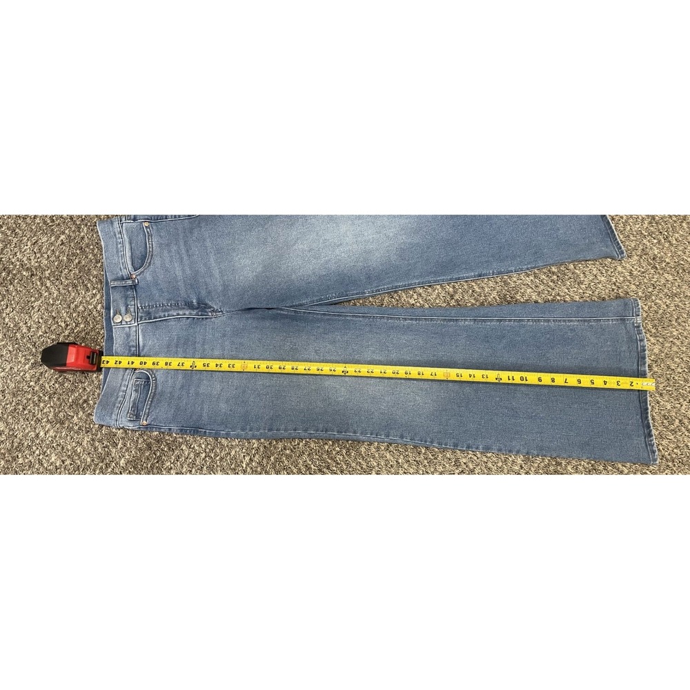 Sofia Jeans by Sofia Vergara Margot Wide Leg Denim Pants Light Wash Size 14 - Picture 8 of 10